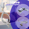 LLAVE MONOMANDO AGIUA FRIA/CALIENTE CON FLEXIBLE PARA LAVAPELO LAVACABEZA