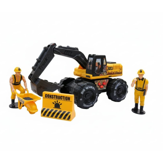 SET CAMIÓN EXCAVADORA JUGUETE CONSTRUCCIÓN TRUCK INGENIEROS