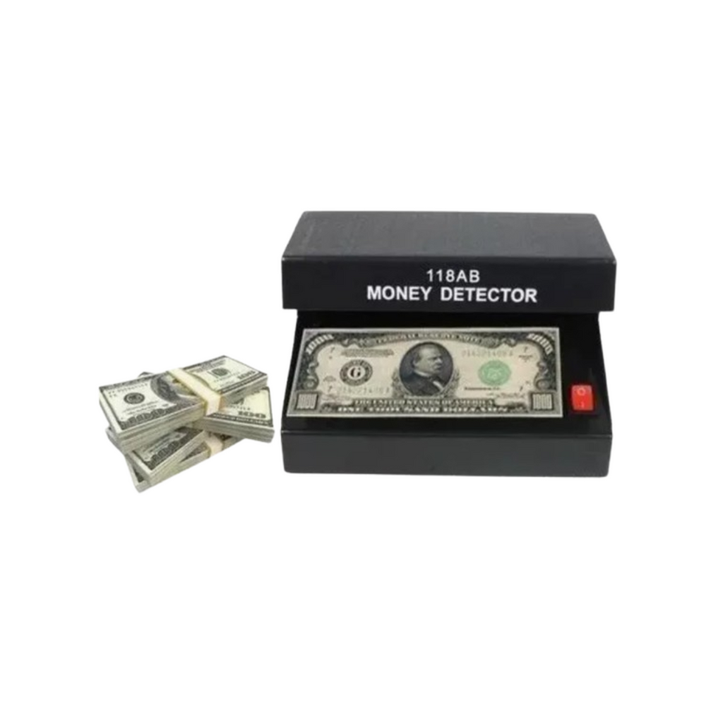 DETECTOR DE BILLETES FALSOS CON LUZ ULTRAVIOLETA
