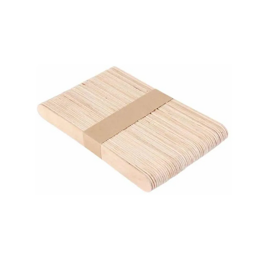 PALETAS DE MADERA PARA DEPILACION 100 UNIDADES