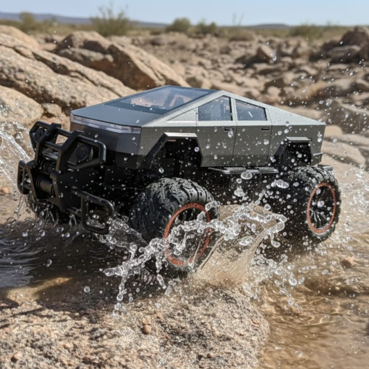 AUTO PICKUP TRUCK CONTROL R 1:12 GENÉRICA 15 KM/H BATERÍA GRIS