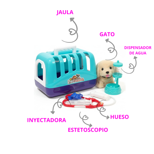 Juguete Peluche Interactivo Calipso Turquesa Laila Pets
