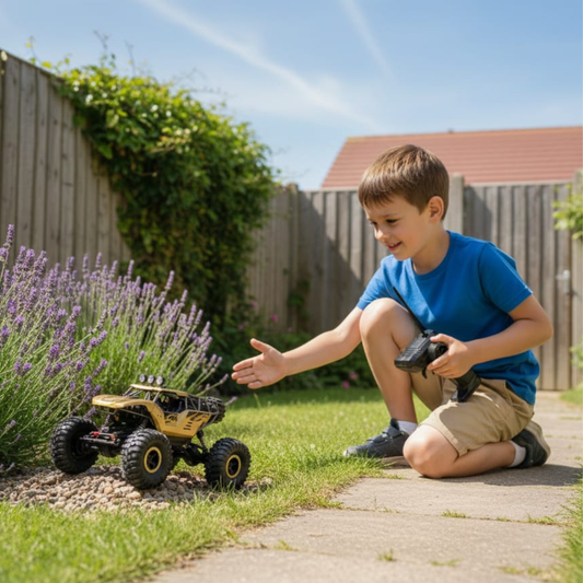 AUTO CONTROL REMOTO ROCK CRAWLERS 1:16 DORADO TODOTERRENO