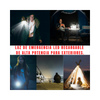 FOCO LINTERNA SOLAR LED CAMPING CON HERRAMIENTAS