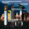 LUZ DE EMERGENCIA PORTATIL DE RECARGA SOLAR 48 LED USB Y CARGA TIPO C
